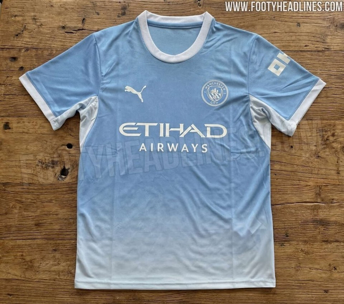 曼城2026-27赛季主场球衣渐变设计亮相，品牌形象